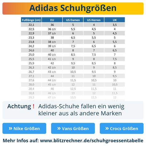 adidas damen schuhe größentabelle|adidas größentabelle 2022.